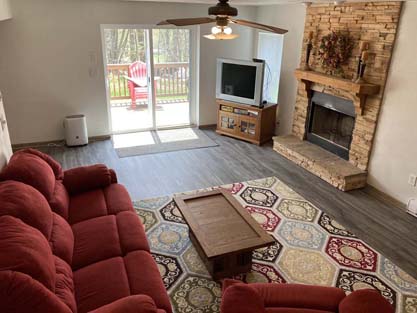 Look inside 1861 Eagles Ridge Way.  Everything you need for a great stay at Hidden Valley!